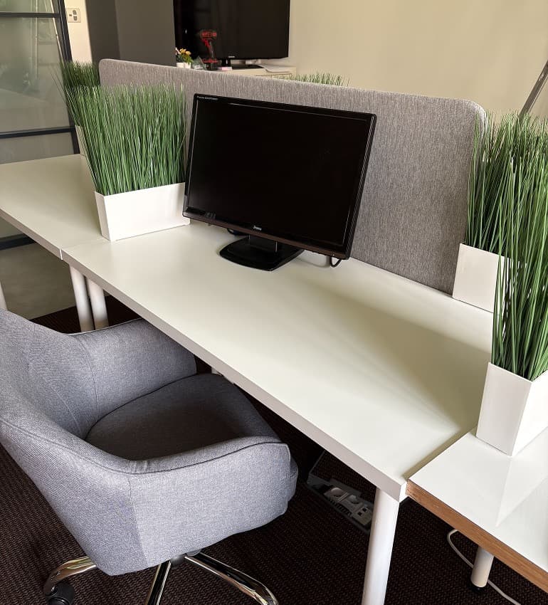 Flex desk bij Cology Office